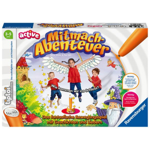 Ravensburger tiptoi ACTIVE Spiel 00076, Mitmach-Abenteuer, B