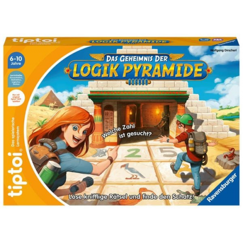 Ravensburger 00120 - tiptoi® Das Geheimnis der Logik-Pyramide, Logik-Spiel, Lernspiel