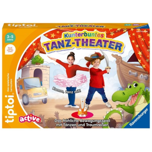 Ravensburger 00128 - tiptoi® active, Kunterbuntes Tanz-Theater, Bewegungsspiel, Lernspiel