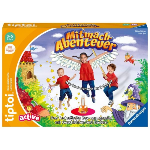 Ravensburger 00130 - tiptoi® active, Mitmach-Abenteuer, Bewegungsspiel, Lernspiel