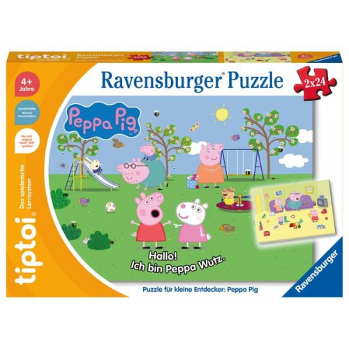 Ravensburger - tiptoi Puzzle für kleine Entdecker: Peppa Pig, 24 Teile