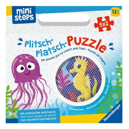 Ravensburger - ministeps: Plitsch-Platsch-Puzzle Meerestiere