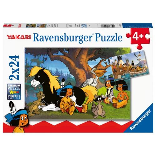 Puzzle Ravensburger Yakari und seine Freunde 2 X 24 Teile