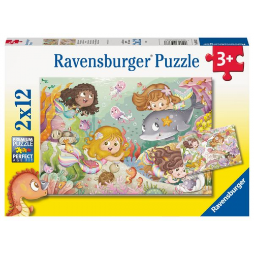 Ravensburger - Kleine Feen und Meerjungfrauen, 12 Teile