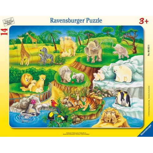 Ravensburger Zoobesuch Rahmenpuzzle