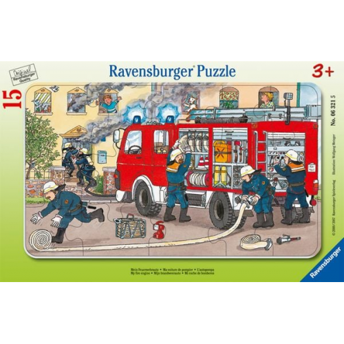 Ravensburger Rahmenpuzzle Mein Feuerwehrauto