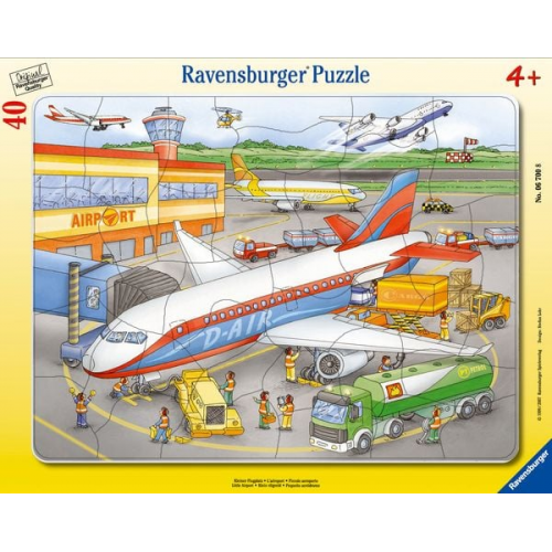 Rahmenpuzzle Ravensburger Kleiner Flugplatz 40 Teile