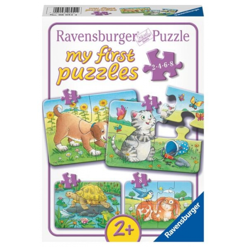 Puzzle Ravensburger Niedliche Haustiere 2-8 Teile