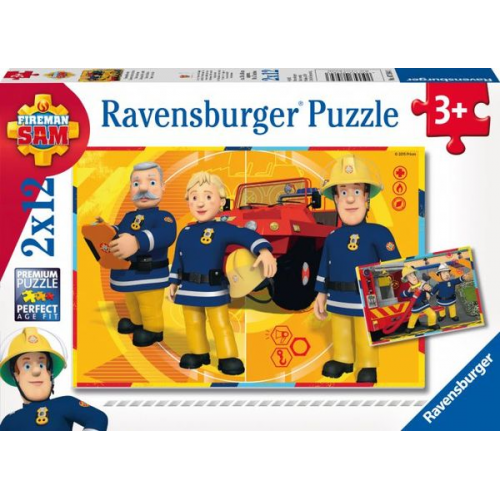 Puzzle Ravensburger FS: Sam im Einsatz 2 X 12 Teile