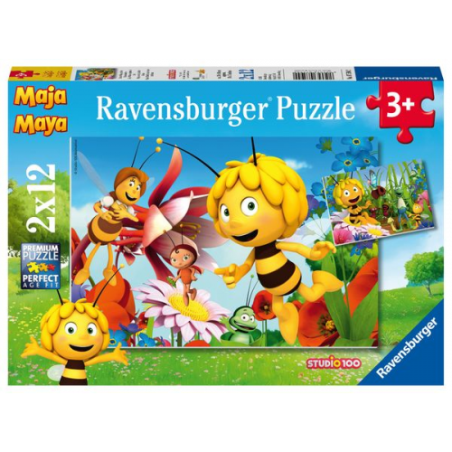 Puzzle Ravensburger BM: Biene Maja auf der Blumenwiese 2 X 12 Teile