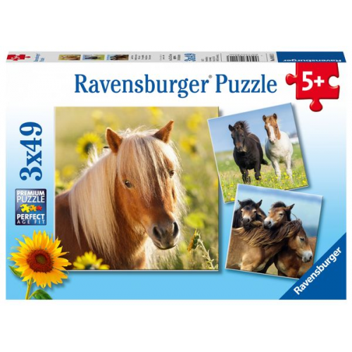 Ravensburger 080113 - Liebe Pferde, Kinderpuzzle