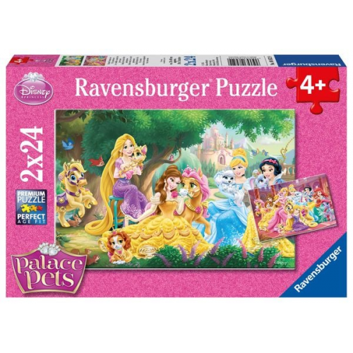 Puzzle Ravensburger Beste Freunde der Prinzessinnen 2 X 24 Teile