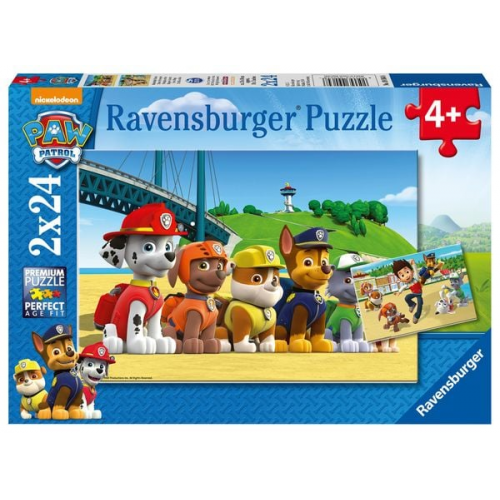 Puzzle Ravensburger Heldenhafte Hunde 2 X 24 Teile