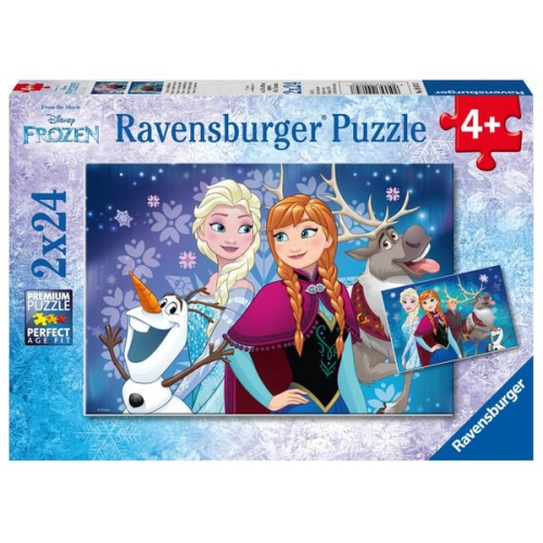 Puzzle Ravensburger Frozen - Nordlichter 2 X 24 Teile