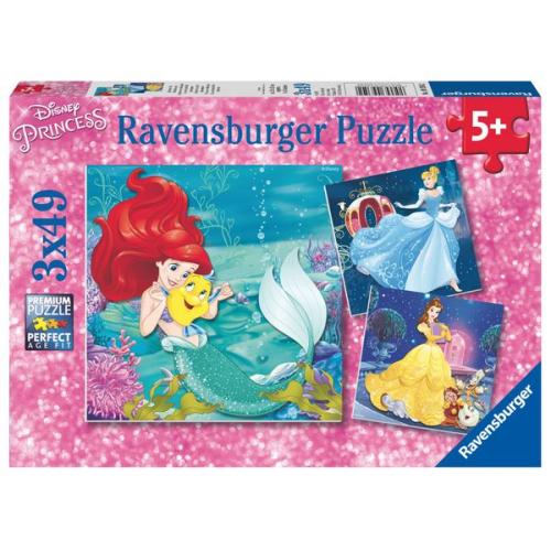 Puzzle Ravensburger DPR: Abenteuer der Prinzessinnen 3 X 49 Teile