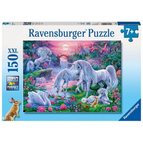 Puzzle Ravensburger Einhörner im Abendrot 150 Teile XXL