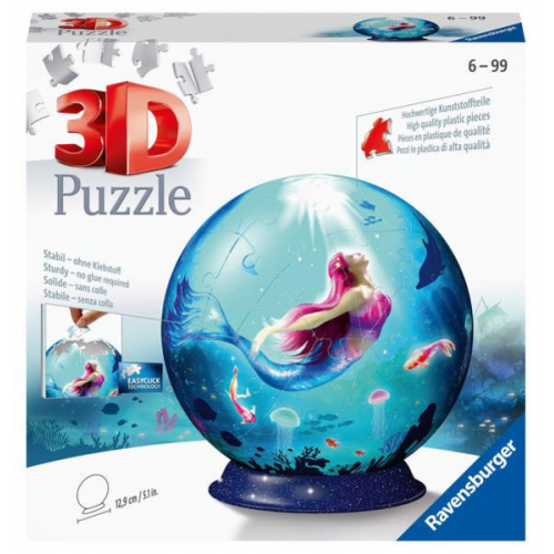 3D Puzzle Ravensburger Puzzle-Ball Bezaubernde Meerjungfrauen 72 Teile