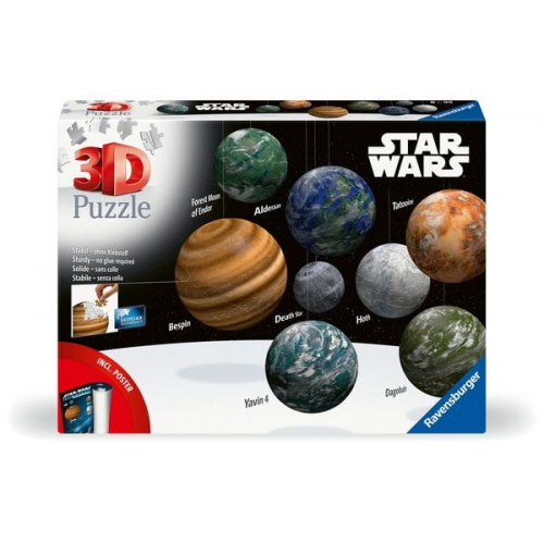 Star Wars 11577 - Puzzle-Ball Sortiment, Himmelskörper der Star Wars Galaxie