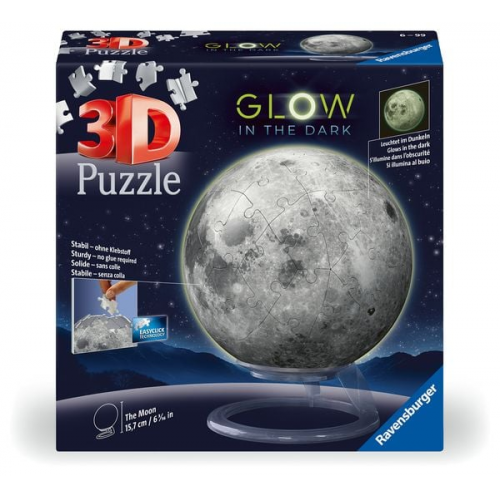 Ravensburger 11586 - Puzzle-Ball Der Mond - Glow-in-the-Dark