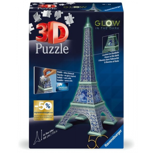 Ravensburger 11591 - Eiffelturm Glow-in-the-Dark Edition