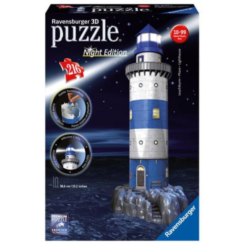 Leuchtturm, 3D-Puzzles Night Edition