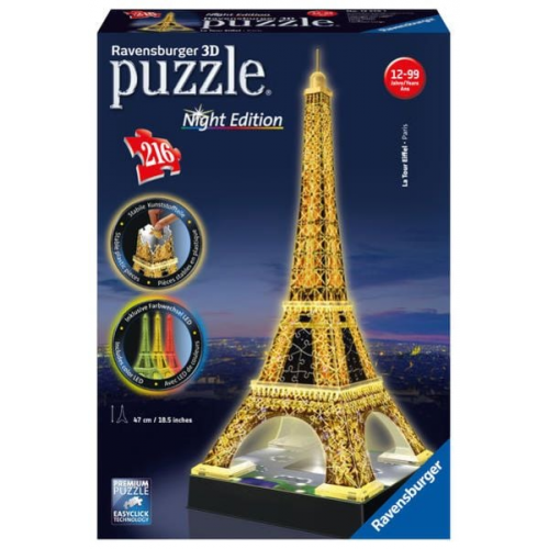 Eiffelturm, 3D-Puzzles Night Edition