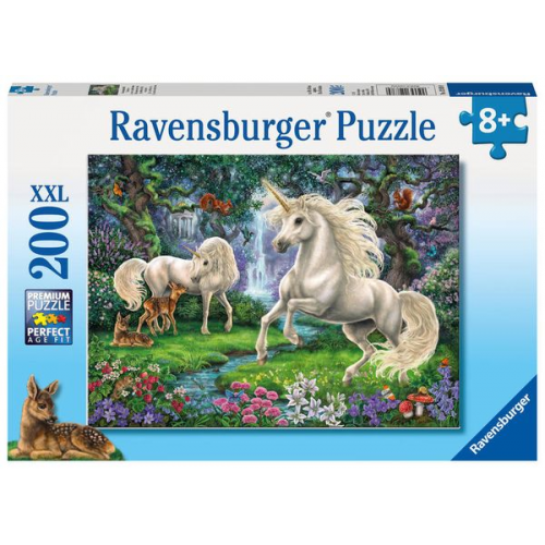 Puzzle Ravensburger Geheimnisvolle Einhörner 200 Teile XXL