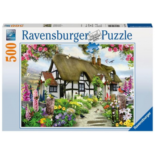 Puzzle Ravensburger Verträumtes Cottage 500 Teile