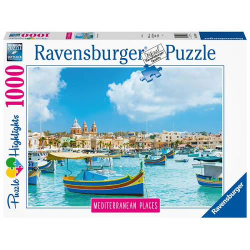 Puzzle Ravensburger Mediterranean Malta 1000 Teile