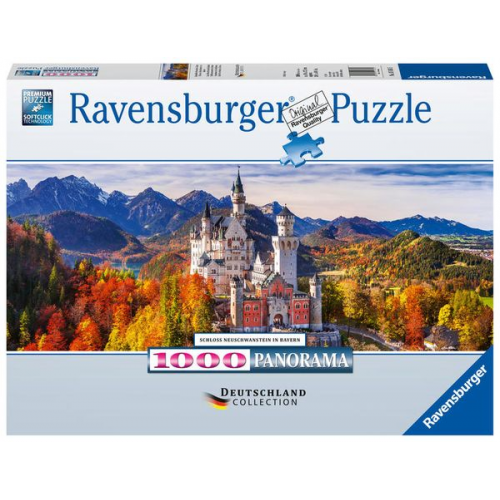 Puzzle Ravensburger Schloss in Bayern 1000 Teile Deutschland Edition