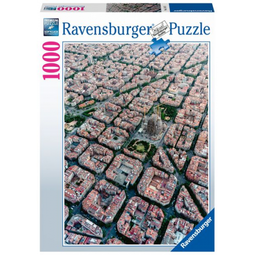 Puzzle Ravensburger Barcelona von Oben 1000 Teile