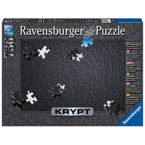 Puzzle Ravensburger Krypt Black 736 Teile