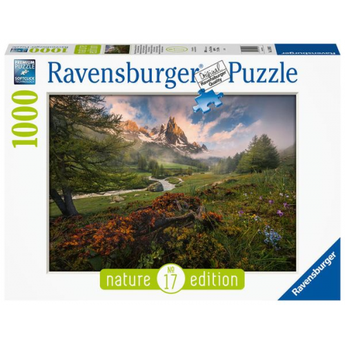 Puzzle Ravensburger Malerische Stimmung im Vallée de la Clarée, Französischen Alpen 1000 Teile