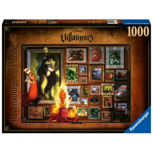 Puzzle Ravensburger WD: Villainous: Scar 1000 Teile