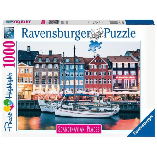 Puzzle Ravensburger Kopenhagen, Dänemark Scandinavian Places 1000 Teile