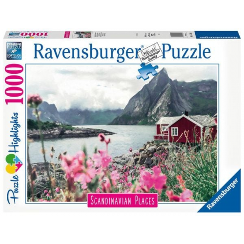 Puzzle Ravensburger Reine, Lofoten, Norwegen Scandinavian Places 1000 Teile