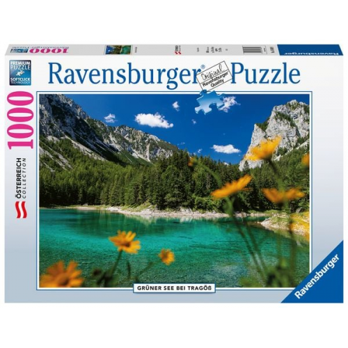 Puzzle Ravensburger Grüner See bei Tragöß 1000 Teile