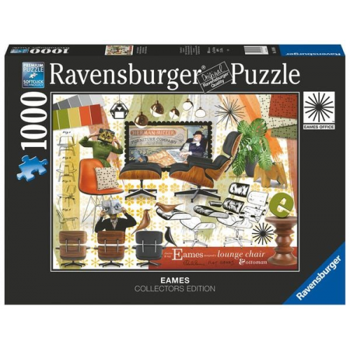 Puzzle Ravensburger Eames Design Klassiker 1000 Teile