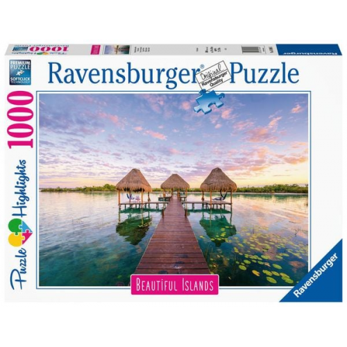 Puzzle Ravensburger Paradiesische Aussicht 1000 Teile