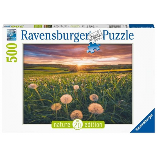 Puzzle Ravensburger Pusteblumen im Sonnenuntergang 500 Teile