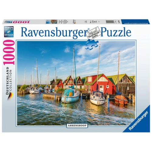 Puzzle Ravensburger Romantische Hafenwelt von Ahrenshoop 1000 Teile