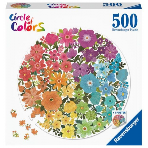 Puzzle Ravensburger Circle of Colors - Flowers 500 Teile