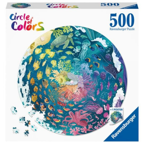 Puzzle Ravensburger Circle of Colors - Ocean 500 Teile