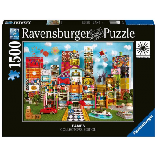 Ravensburger - Eames House of Cards Fantasy, 1500 Teile