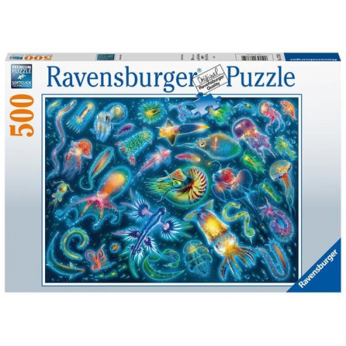 Ravensburger - Farbenfrohe Quallen, 500 Teile