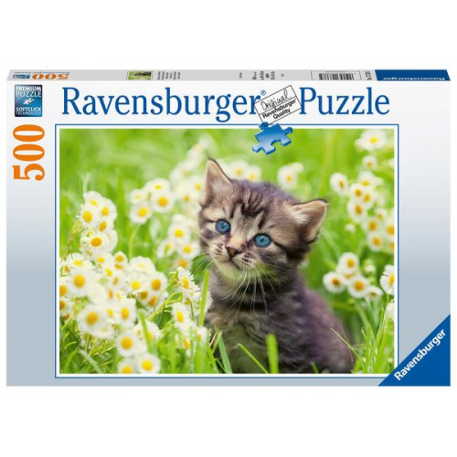 Ravensburger - Kätzchen in der Wiese, 500 Teile