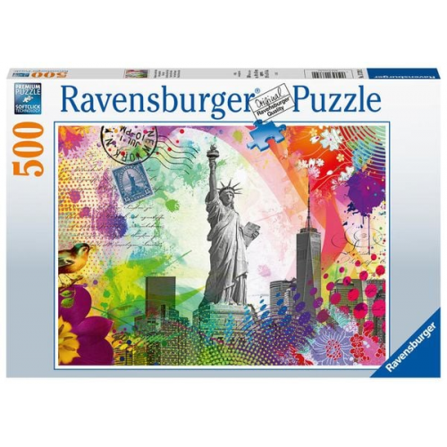 Ravensburger - Postkarte aus New York, 500 Teile