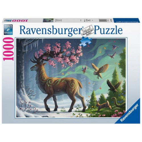 Ravensburger - Der Hirsch als Frühlingsbote, 1000 Teile