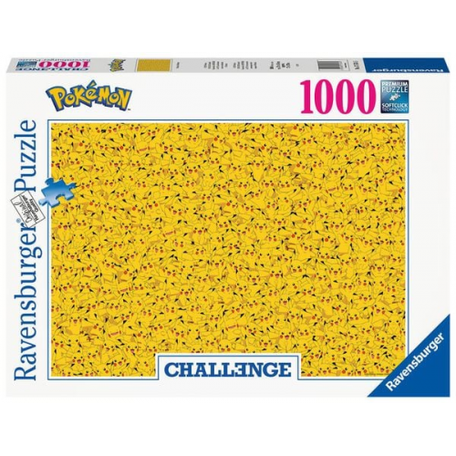 Ravensburger - Pokémon - Pikachu Challenge, 1000 Teile