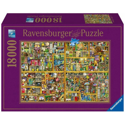 Puzzle Ravensburger Colin Thompson: Magisches Bücherregal XXL 18000 Teile